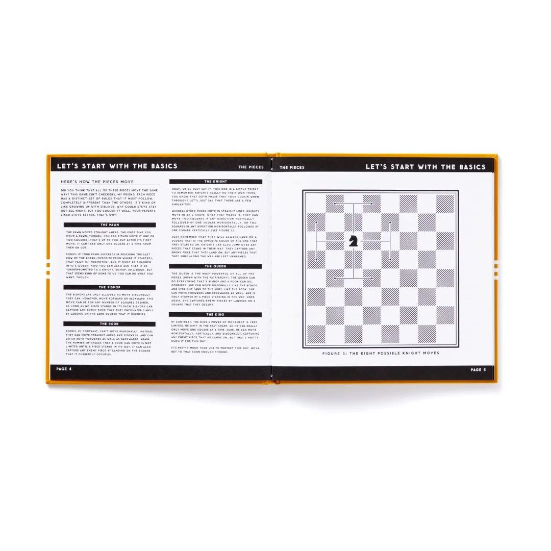Galison Say Yes To The Chess Game Set