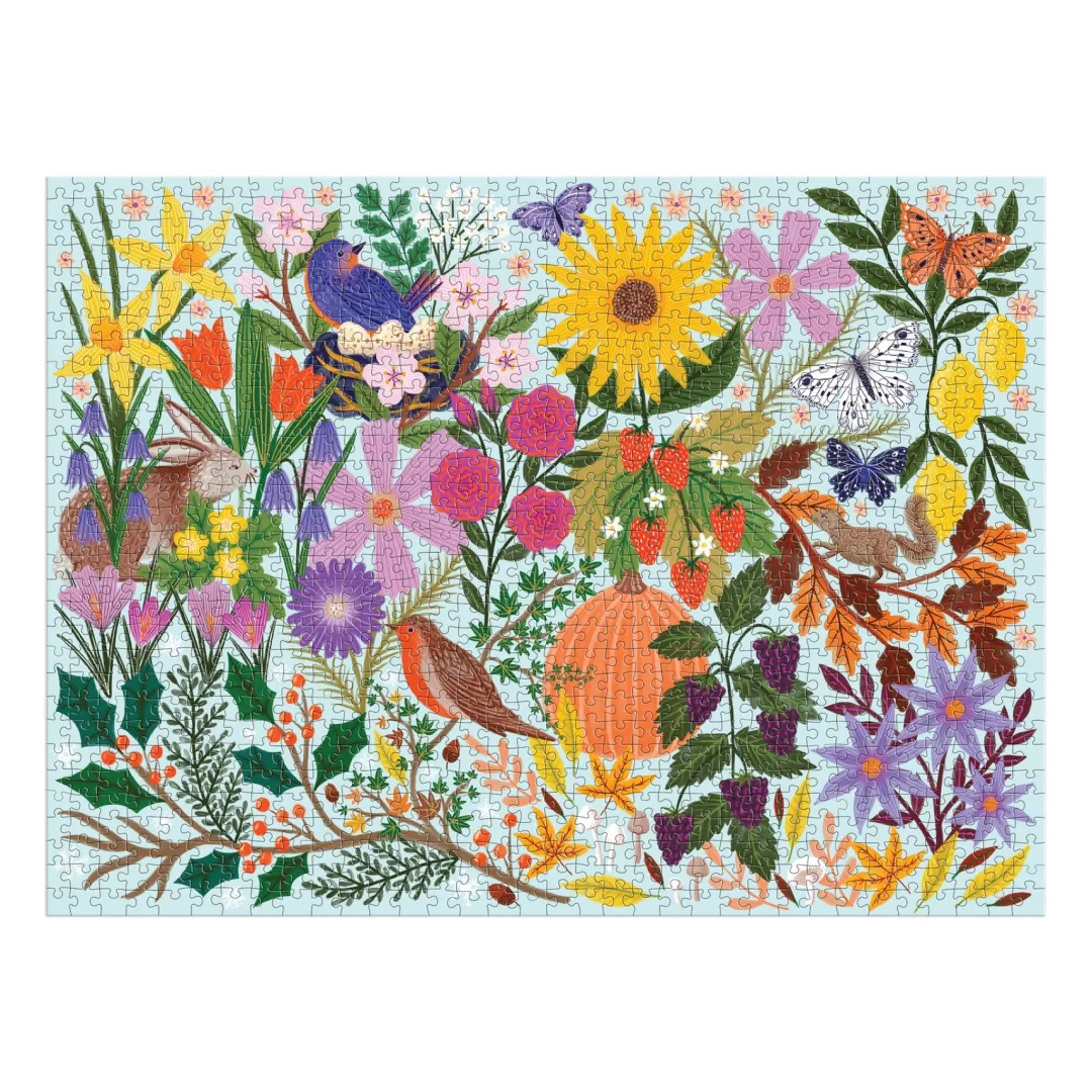 Galison Seasons in Bloom 1000 Piece Puzzle