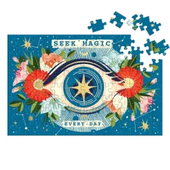 Galison Seek Magic Every Day 128 Piece Matchbox Puzzle