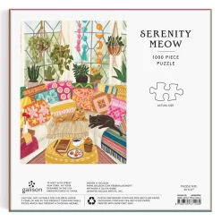 Galison Serenity Meow 1000 Piece Puzzle