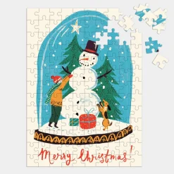 Galison Snow Globe 130 Piece Puzzle Ornament