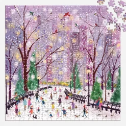 Galison Snowy Night 500 Piece Puzzle