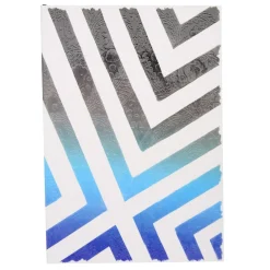 Galison Sol Y Sombra Sunrise Blue Embossed Paseo Notebook