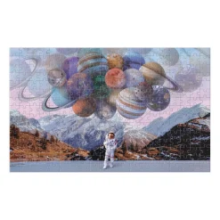 Galison Space Bound 300 Piece Lenticular Jigsaw Puzzle