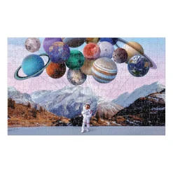 Galison Space Bound 300 Piece Lenticular Jigsaw Puzzle