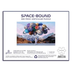 Galison Space Bound 300 Piece Lenticular Jigsaw Puzzle