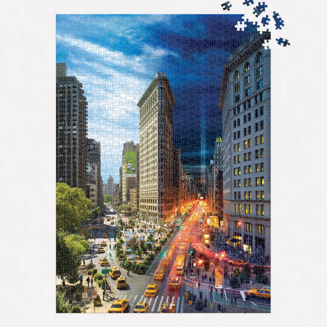 Galison Stephen Wilkes Day To Night Flatiron 1000 Piece Puzzle