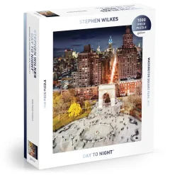 Galison Stephen Wilkes Day To Night Washington Square Park 1000 Piece Puzzle