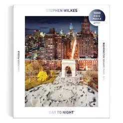 Galison Stephen Wilkes Day To Night Washington Square Park 1000 Piece Puzzle