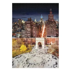 Galison Stephen Wilkes Day To Night Washington Square Park 1000 Piece Puzzle
