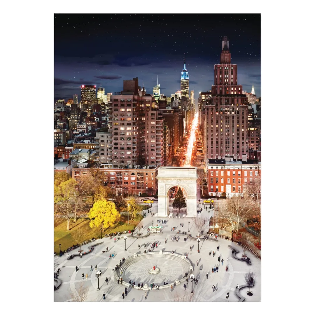 Galison Stephen Wilkes Day To Night Washington Square Park 1000 Piece Puzzle