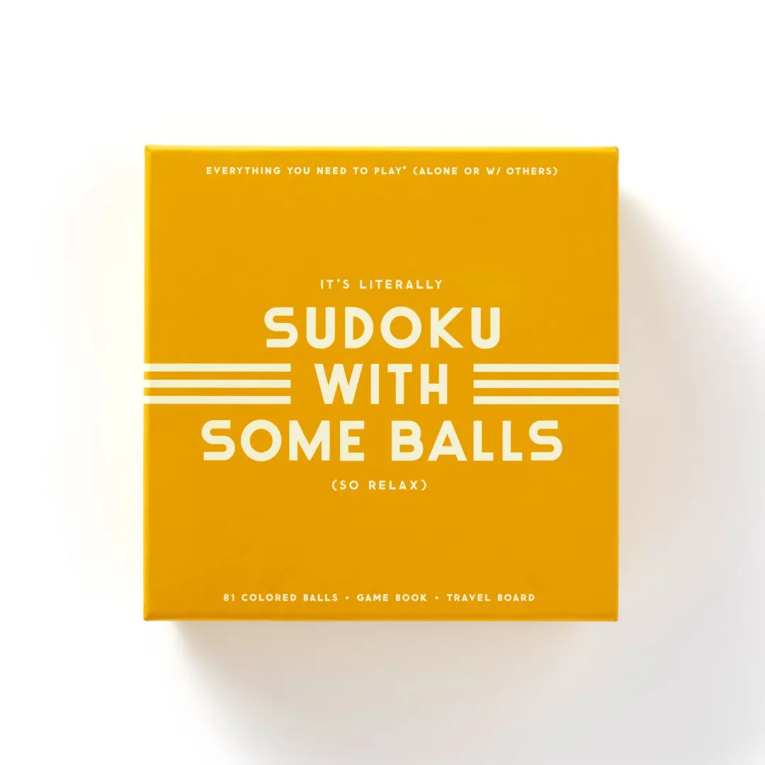 Galison Sudoku With Some Balls Sudoku Game Set
