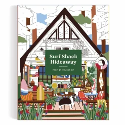 Galison Surf Shack Hideaway 11 x 14 Paint By Number Kit
