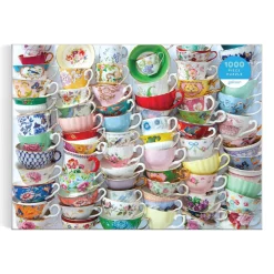 Galison Teacups 1000 Piece Puzzle