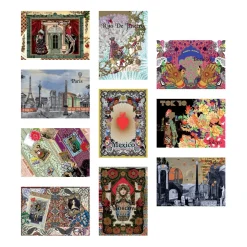Galison The Art of Travel Postcards