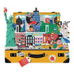 Galison The City That Never Sleeps 750 Piece Shaped Puzzle
