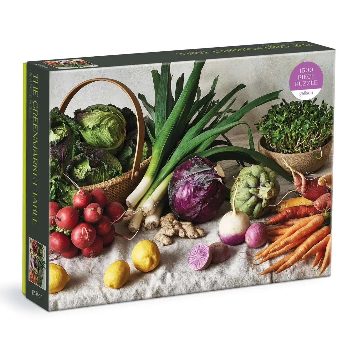 Galison The Greenmarket Table 1500 Piece Puzzle