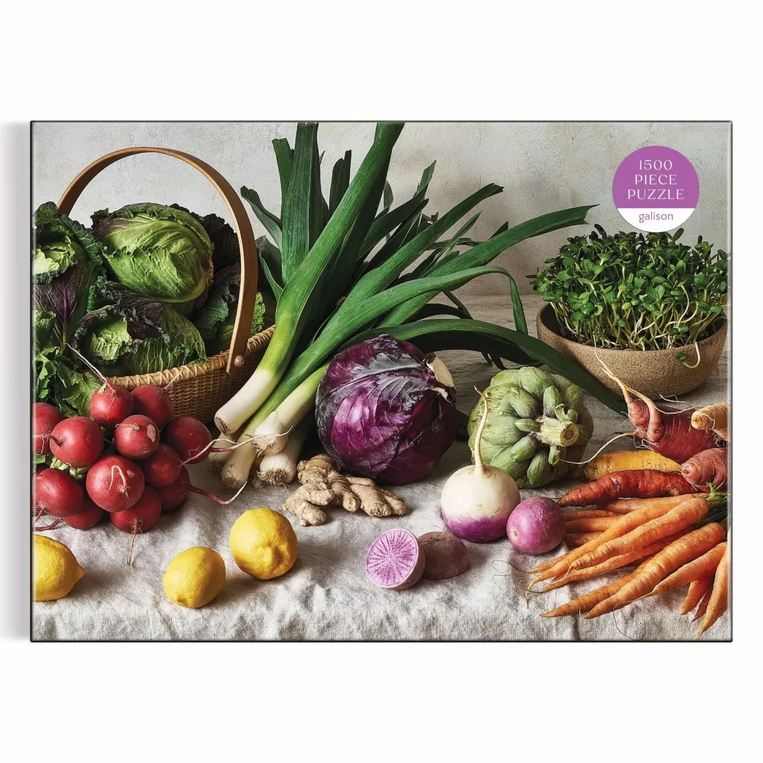 Galison The Greenmarket Table 1500 Piece Puzzle