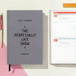 Galison The Perpetually Late Show Undated Standard Planner