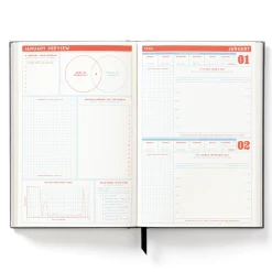 Galison The Perpetually Late Show Undated Standard Planner