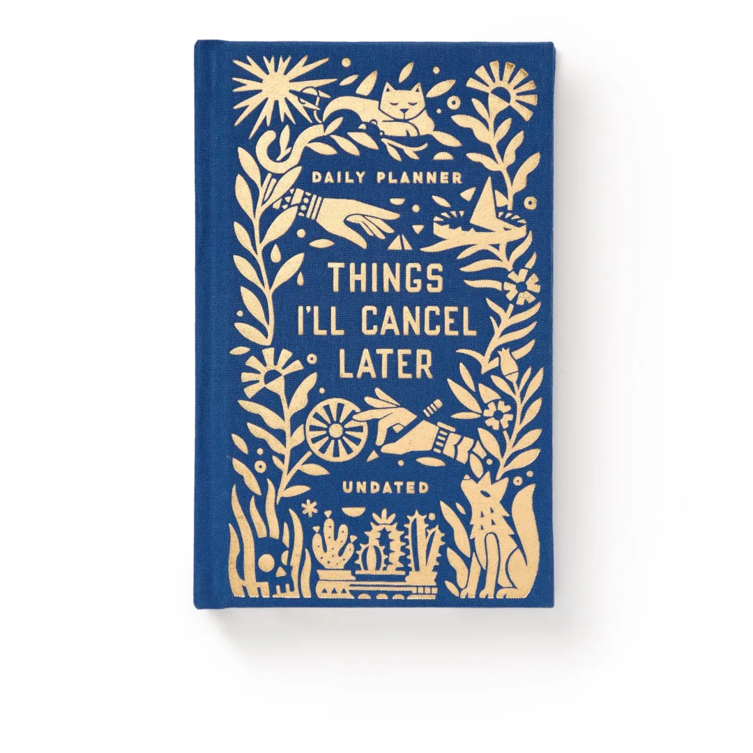Galison Things I'll Cancel Later Undated Mini Planner