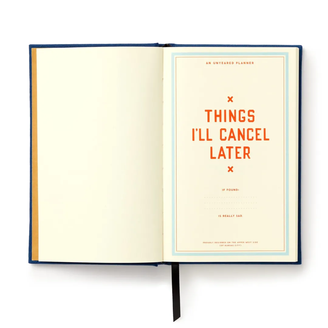 Galison Things I'll Cancel Later Undated Mini Planner