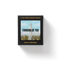 Galison Thinking Of You 100 Piece Mini Shaped Puzzle
