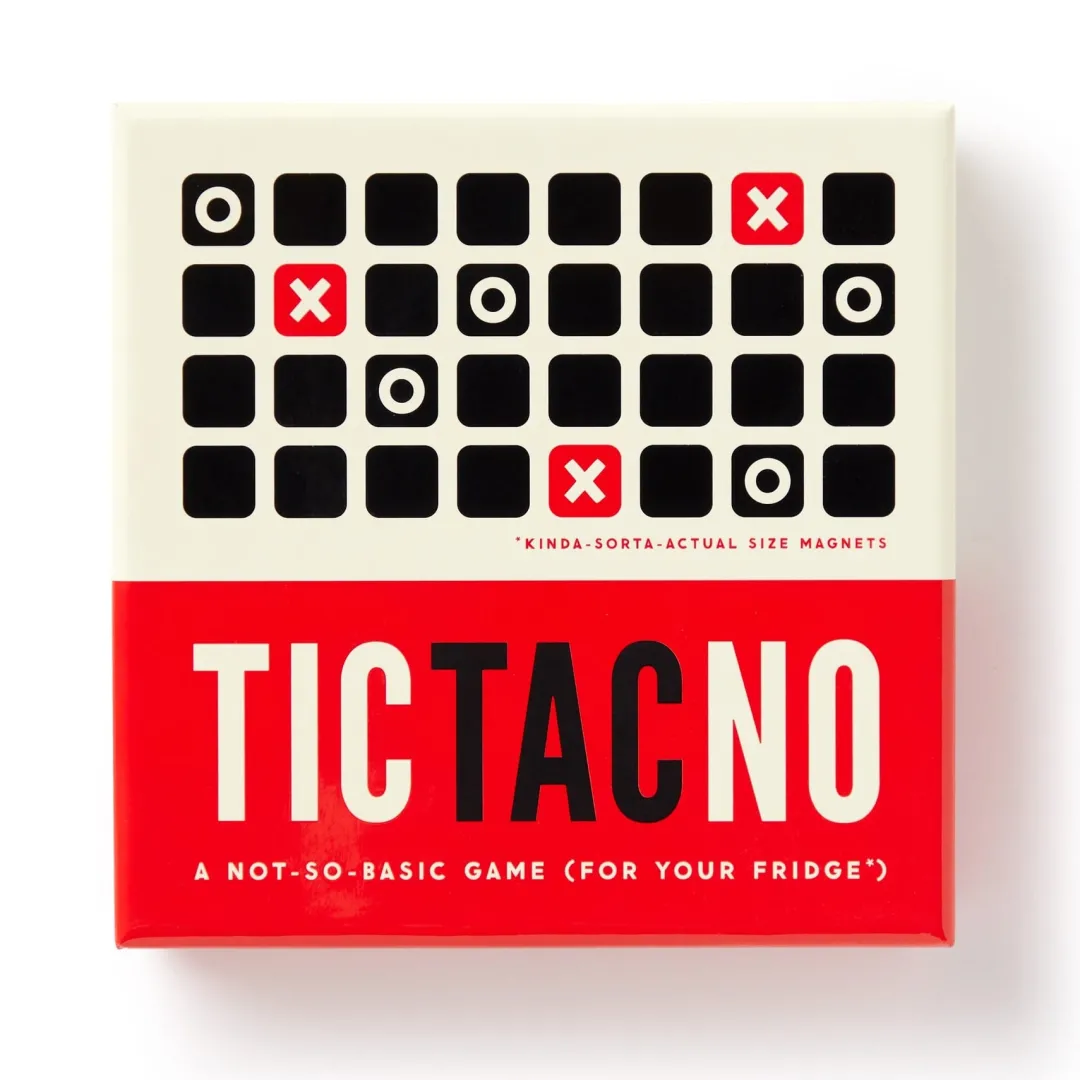 Galison Tic Tac No Magnetic Fridge Game