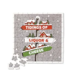 Galison Tidings 100 Piece Mini Shaped Puzzle