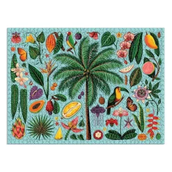 Galison Tropics 1000 Piece Puzzle with Shaped Pieces