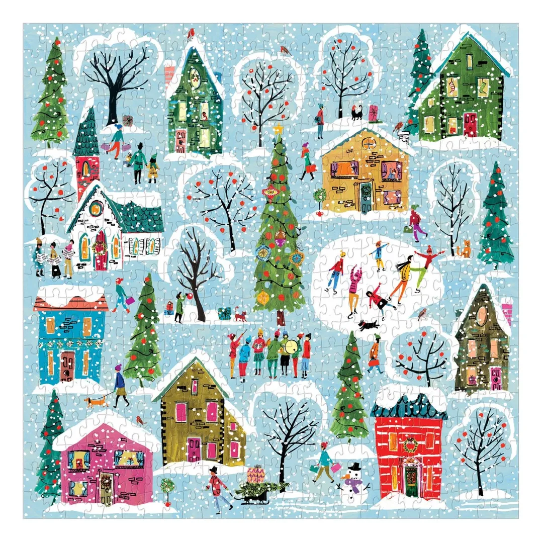 Galison Twinkle Town 500 Piece Jigsaw Puzzle