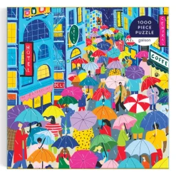 Galison Umbrella Lane 1000 Piece Puzzle
