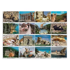 Galison Vacation Cats 1500 Piece Puzzle
