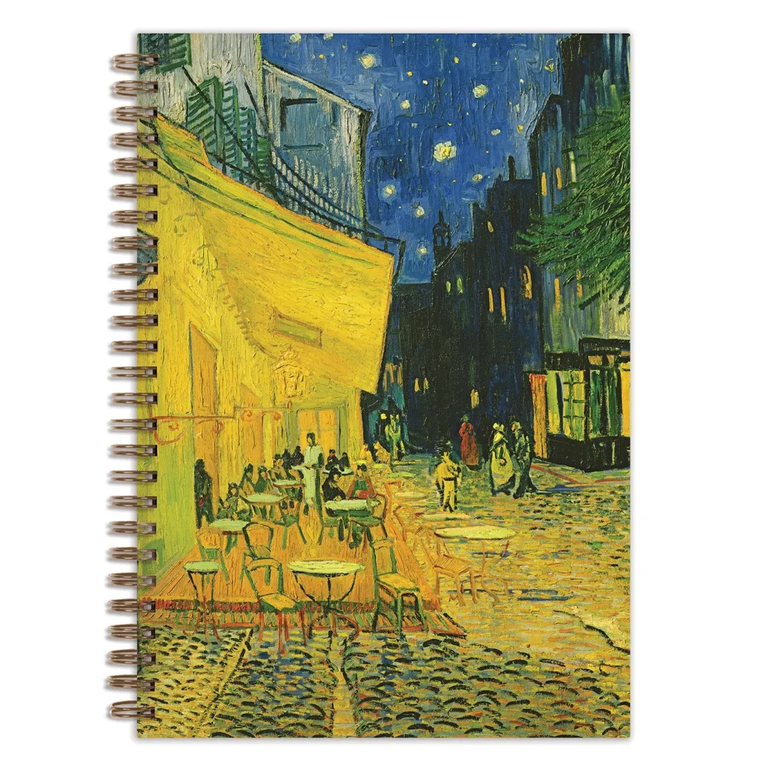 Galison Van Gogh Terrace at Night Wire-O Journal