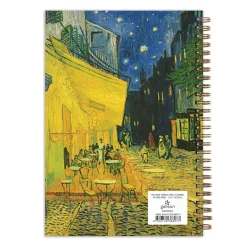 Galison Van Gogh Terrace at Night Wire-O Journal