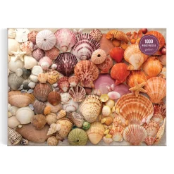 Galison Vibrant Seashells 1000 Piece Puzzle