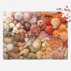 Galison Vibrant Seashells 1000 Piece Puzzle