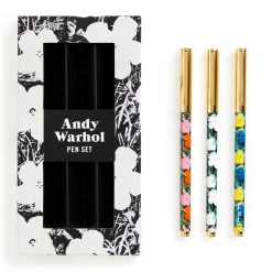 Galison Warhol Flowers Everyday Pen Set