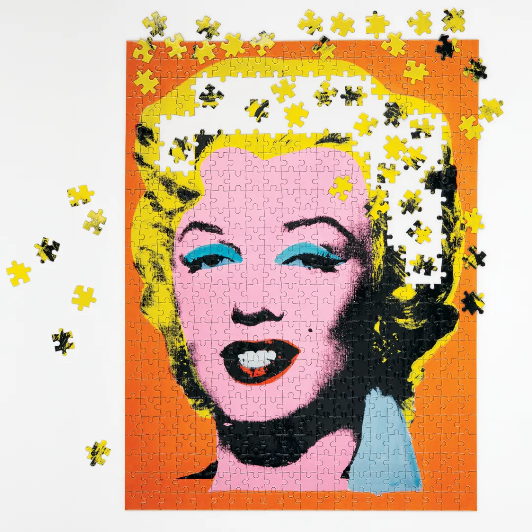 Galison Warhol Marilyn Double-Sided 500 Piece Jigsaw Puzzle