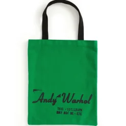 Galison Warhol Soup Can Canvas Tote Bag - Green