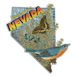 Galison Wendy Gold Nevada 100 Piece Mini Shaped Jigsaw Puzzle