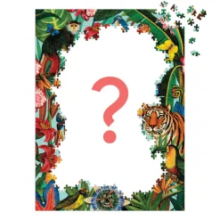 Galison Wild Tropics 1000 Piece Surprise Puzzle