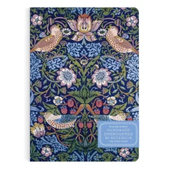 Galison William Morris Strawberry Thief Handmade Embroidered B5 Journal