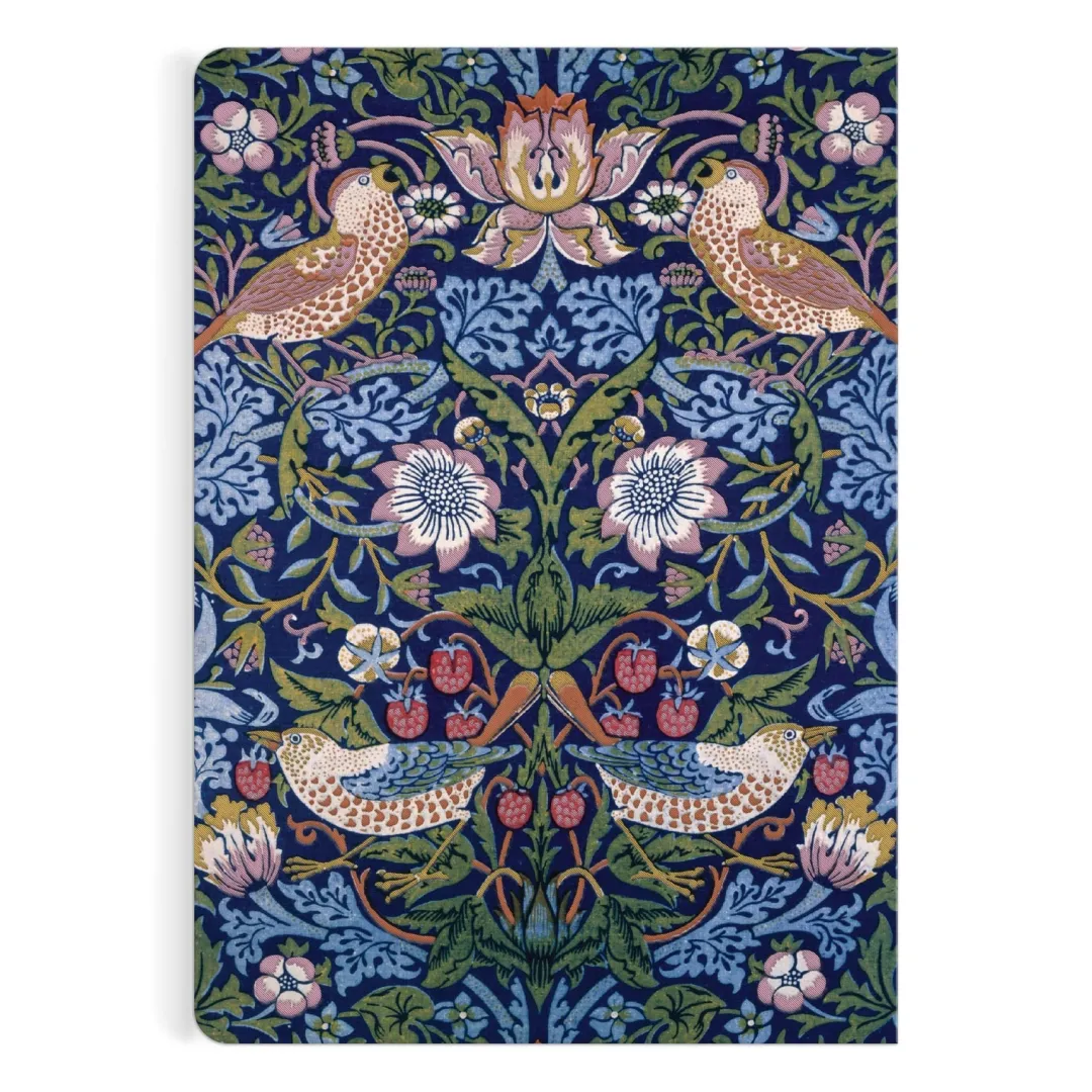 Galison William Morris Strawberry Thief Handmade Embroidered B5 Journal