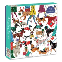 Galison Winter Dogs 500 Piece Jigsaw Puzzle