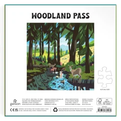 Galison Woodland Pass 500 Piece Puzzle