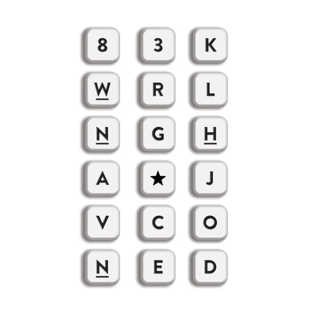 Galison Wordwise! Dice Game