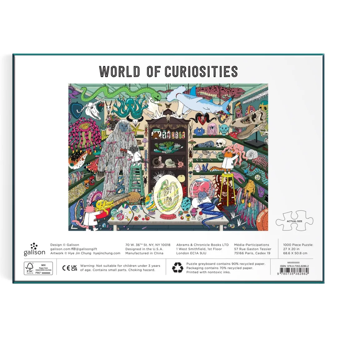 Galison World of Curiosities 1000 Piece Puzzle