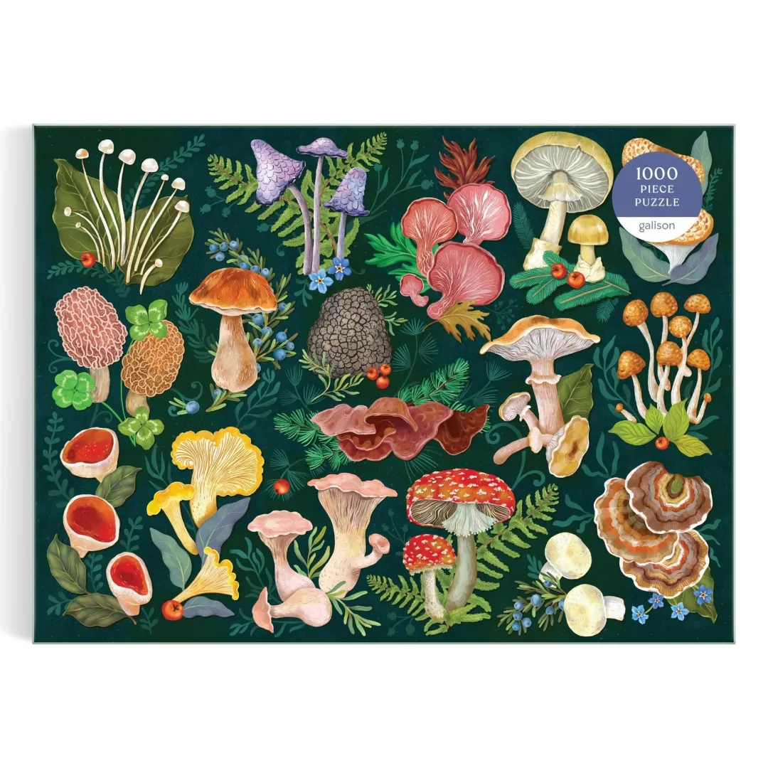 Galison World of Mushrooms 1000 Piece Puzzle