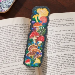 Galison World of Mushrooms Paper Bookmark